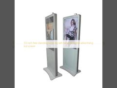 55 inch free standing kiosk 4g wifi network digital advertising lcd screen