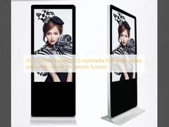 55 inch Floor standing LCD multimedia POP display video player with remote wifi network function