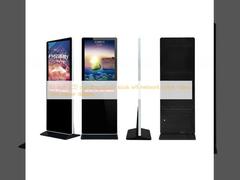 55 inch LCD standing poster kiosk wifi network totem video loop player display